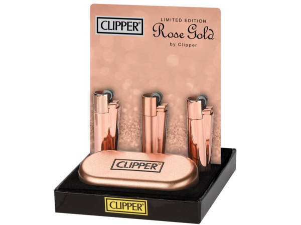 Encendedor Clipper ROSE GOLD METALLIC - Click en la imagen para cerrar